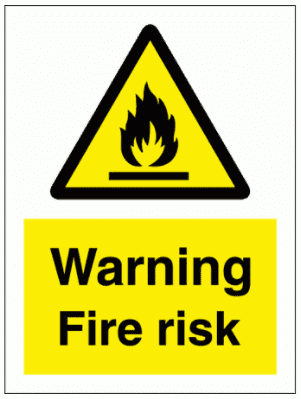 Fire warning symbol